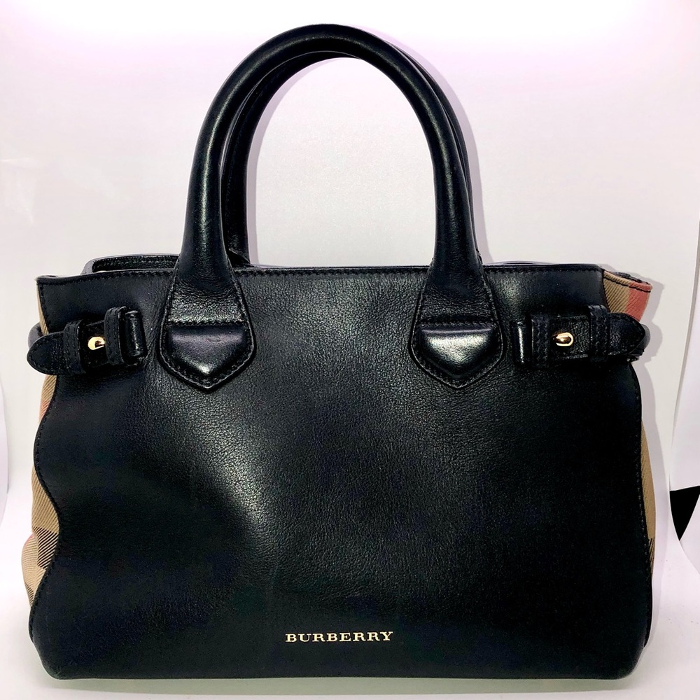 Burberry Black Banner Bag - Small